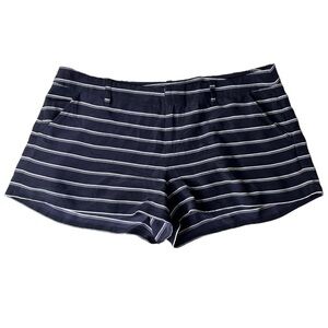 Joie Silk Stripe Shorts. Size 8